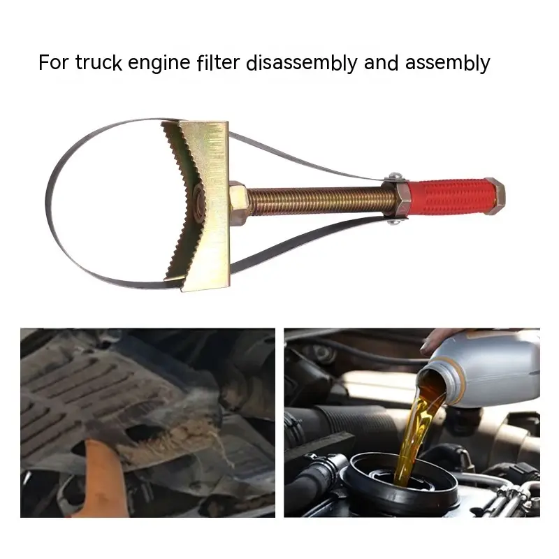 Car Oil Filter Steel Belt Wrench