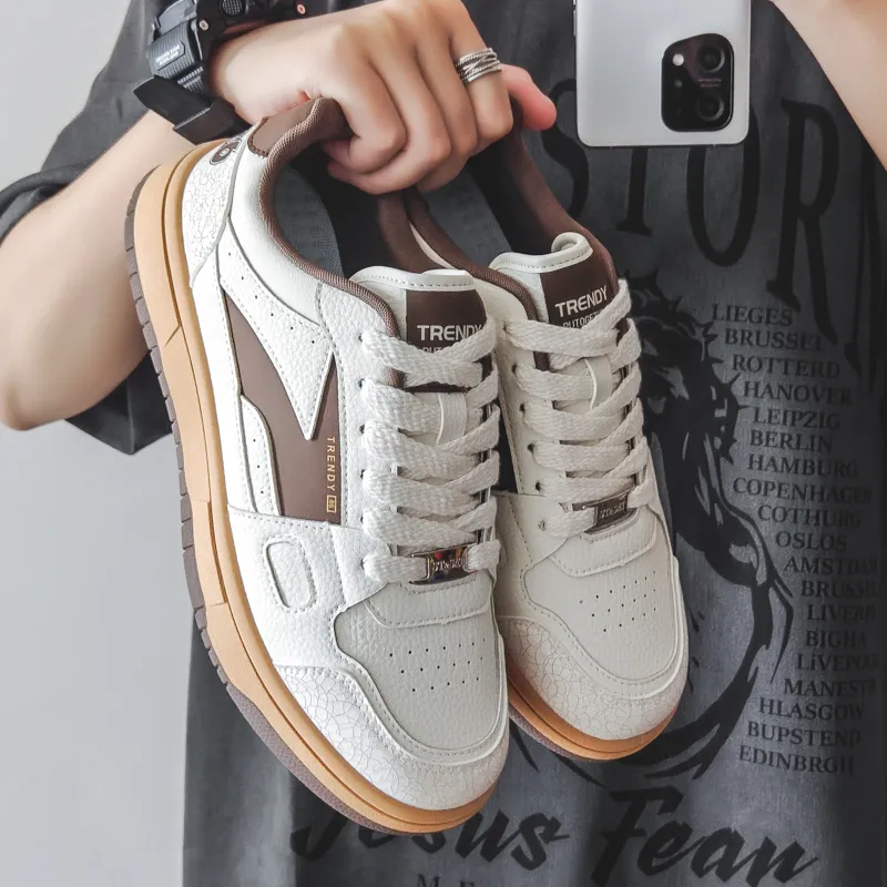 New Trendy Men's Retro Canvas Shoes, Niche