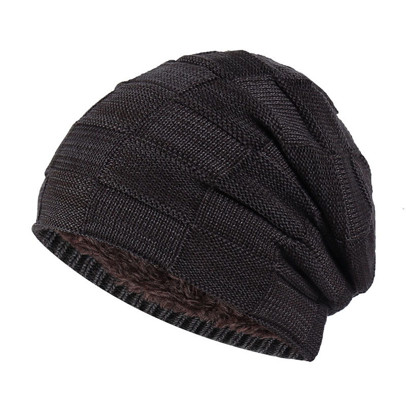 Fashion Plus Velvet Thick Knitted Warm Hat — foto 5