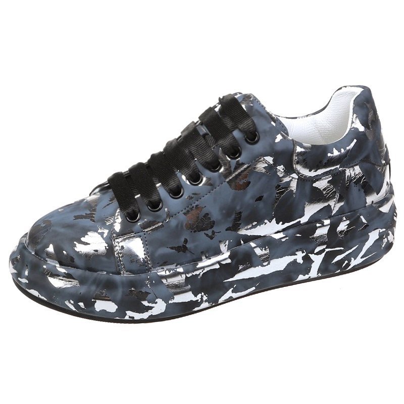 Thick soled Heightened Casual Sneakers Grey - Shop at LoveMi