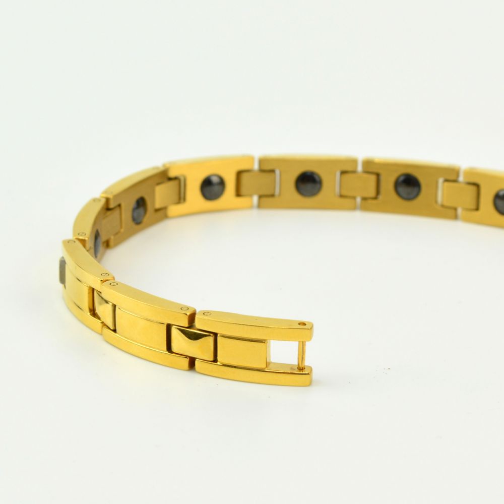 Men's And Women's Fashion Personality Titanium Steel Magnet Bracelet