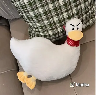 Ins Net Red Girl Heart Funny Duck Plush Toy Sofa Pillow Ugly Doll Duck Doll Gift Female