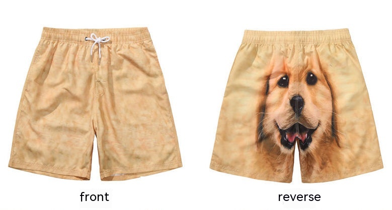 Title 5, Golden Retriever Shorts Casual Pajamas Pajamas ...