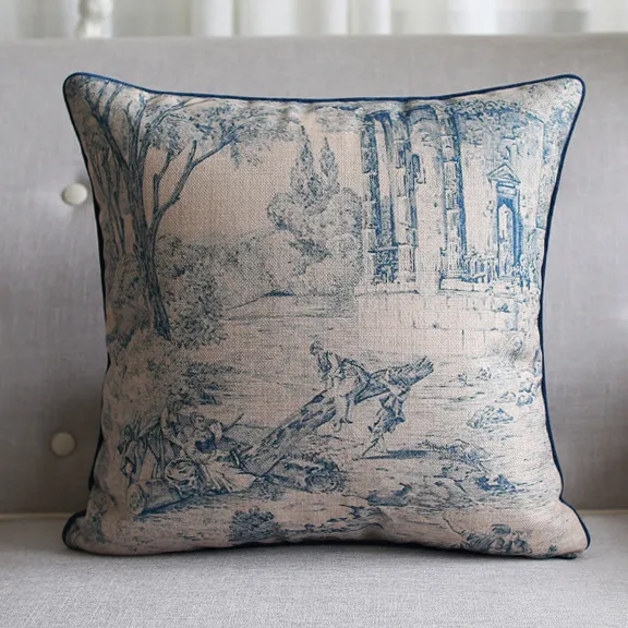 Classic Rural Flower Sofa Cushion Xh0182 - Shop at LoveMi