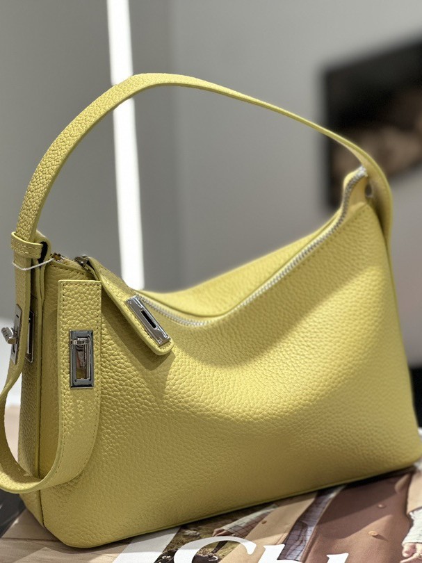 Sac sous les bras en cuir de vache de première couche – Image 2