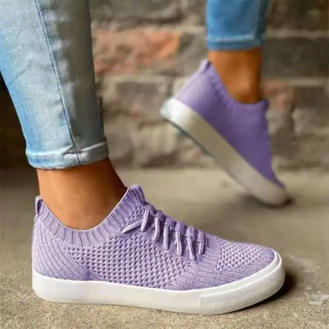 Set Foot Casual Plus Size Women's Shoes Violet 37 - Shop at LoveMi