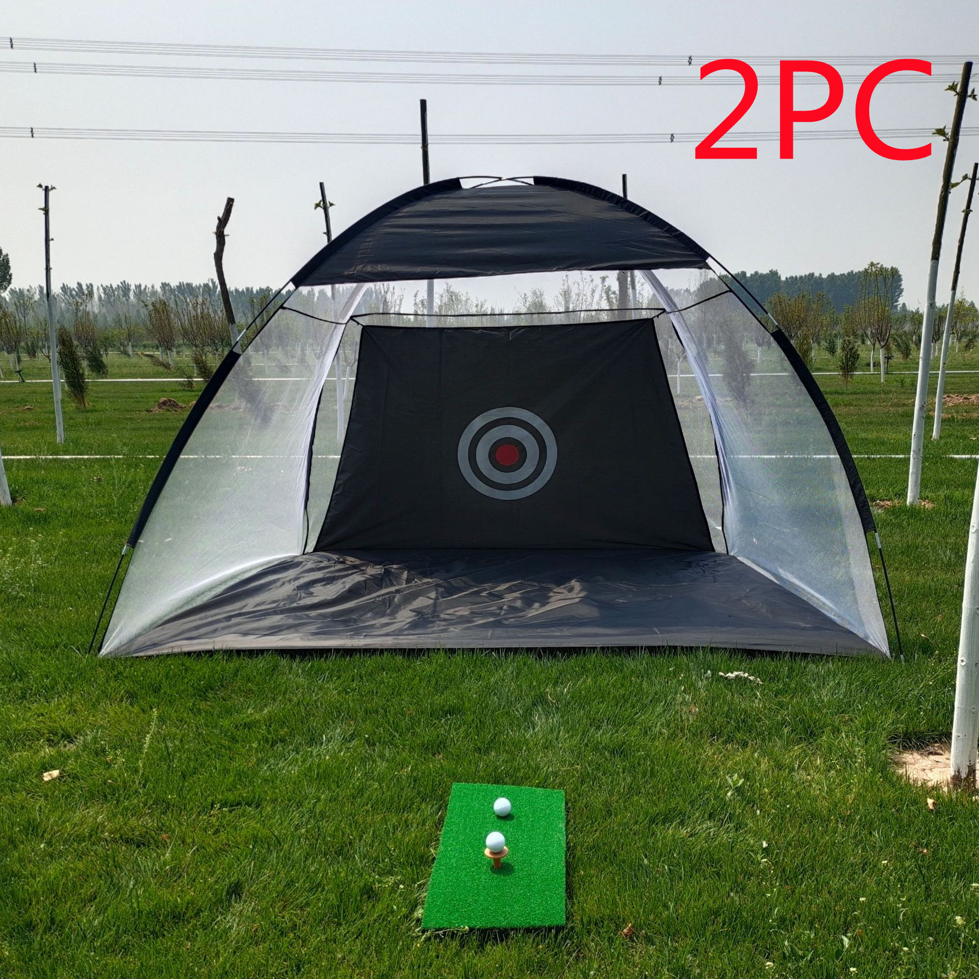 Golf Practice Net Tent Golf Hitting Cage Garden Grassland Practice Tent Golf - Picture 16 of 26