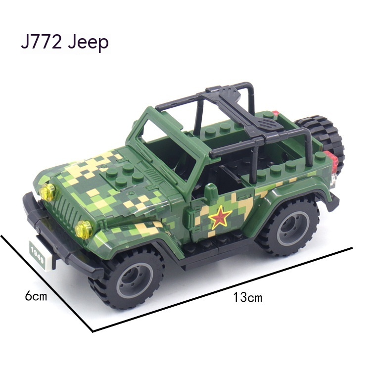 J772 Green Jeep Bag