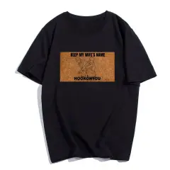 Coffee Love Casual Graphic Short Sleeve T-Shirt - Black F - View 1