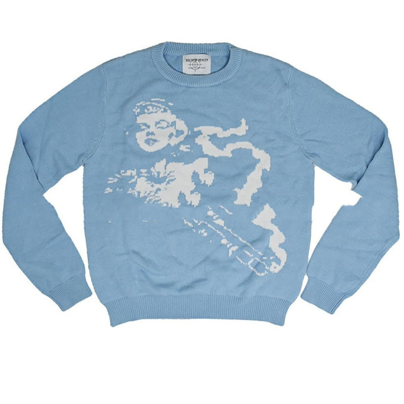 Women's Sweater Top Jacket Harajuku Knit Long Sleeve