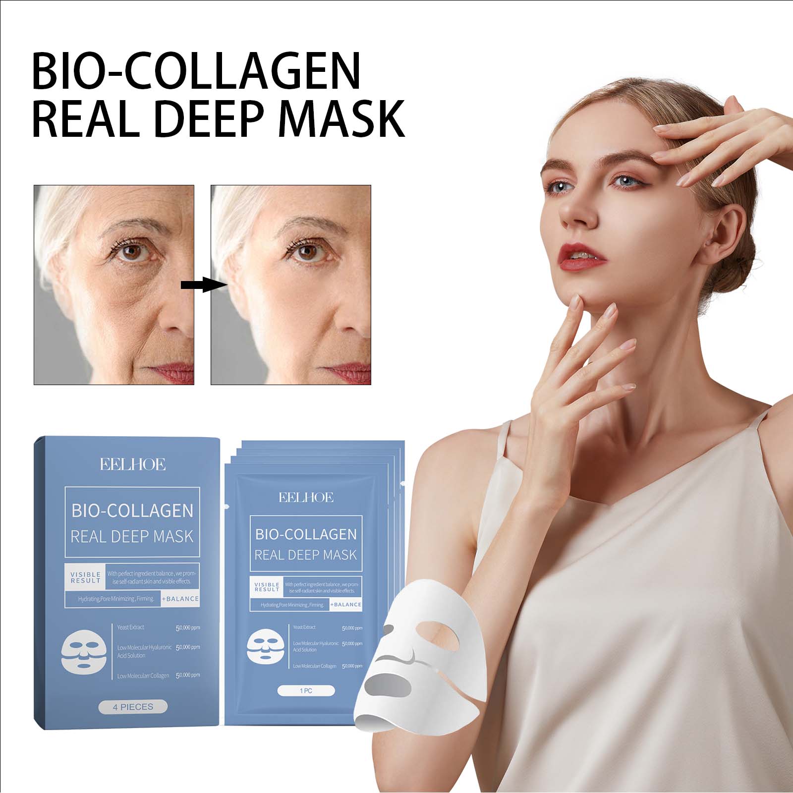 Only Supports Self Pickup With Waybill EELHOE Bio-Collagen Real Deep Mask... 7