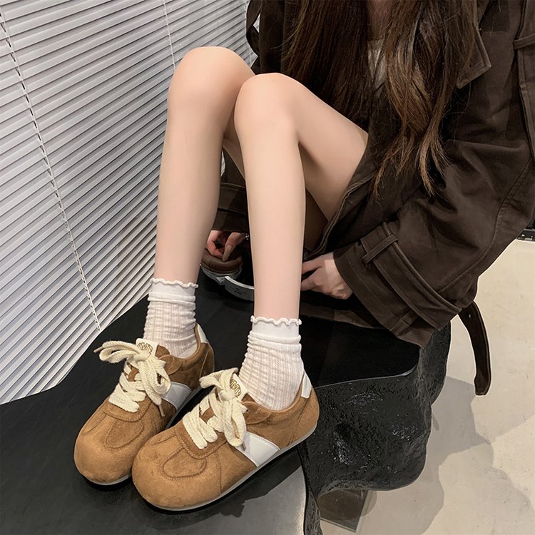 Lace-Up Low-Top Flats, picture 3 of 4