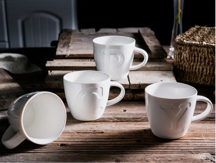 English Letter Ceramic Cup Creative Gift