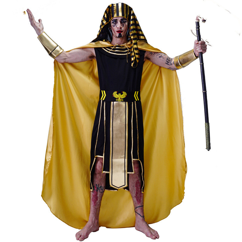 Men's Egyptian Stage Wear Pharaoh King Makeup