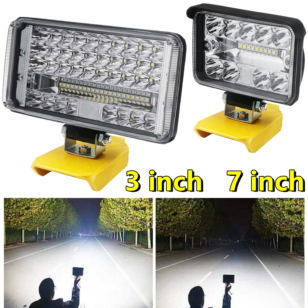LED Work Lights 204W 8600LM Flashlights For 18V 20V Lithium Battery UK