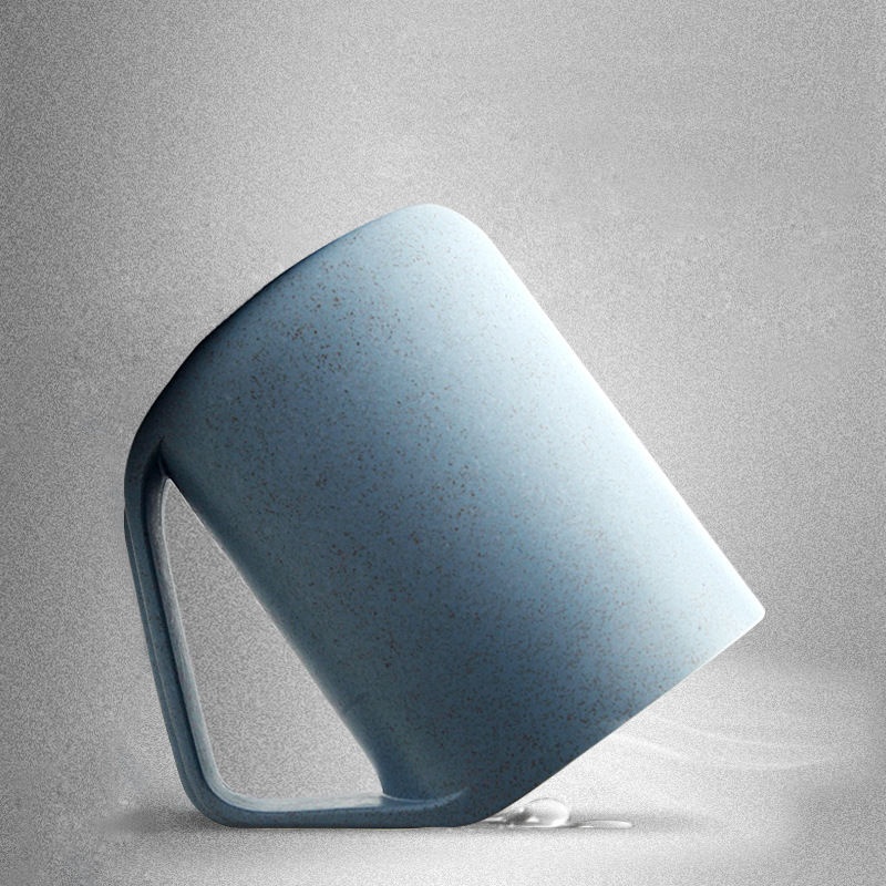 New Wheat Straw Cup Couple Creative Plastic