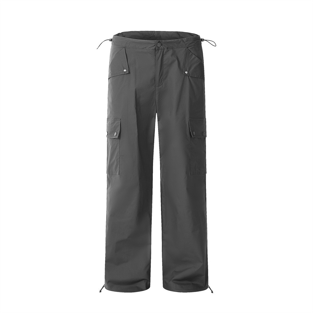 Title 8, Heren casual broek met meerdere zakken, rechte ...