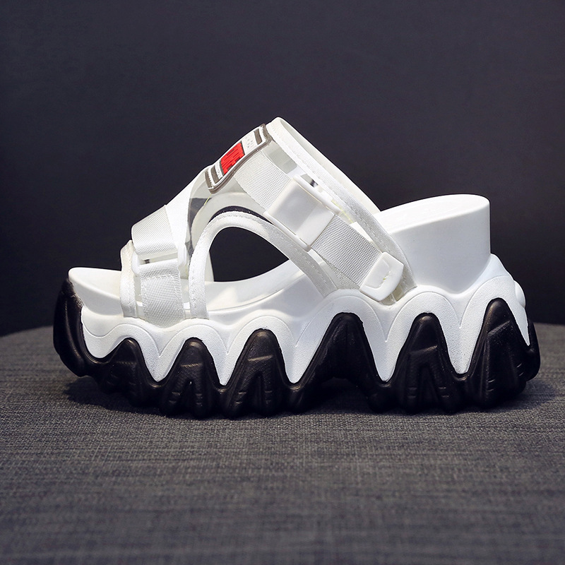 Thick-soled Sandals And Slippers For Women's Outer Wear
