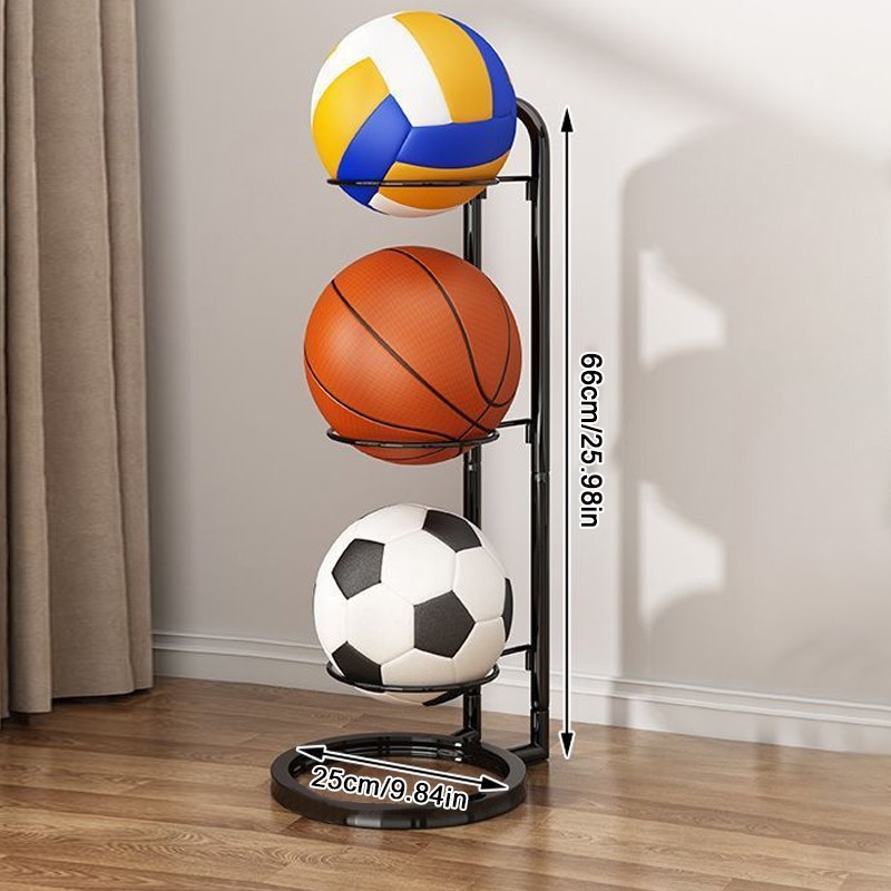 Basketball Ball Storage Rack Football Volleyball Basket Stand Holder Organizer — image 9