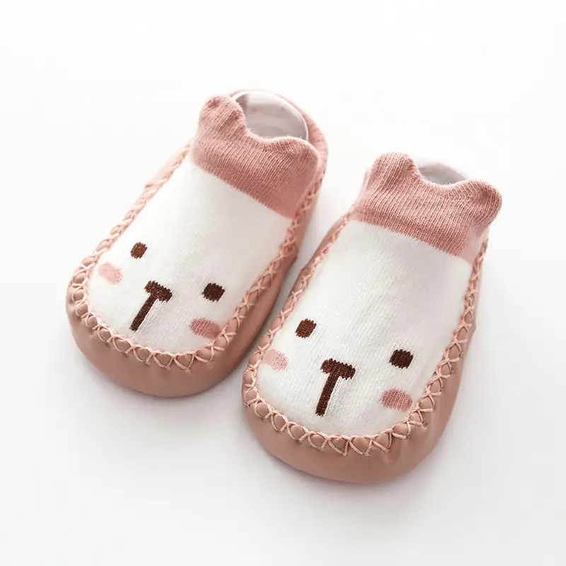 Non-slip Bottom 0-1-3 Years Old Combed Cotton Children's Floor Socks