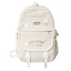 High-capacity School Bags For High And University Students - White - View 1