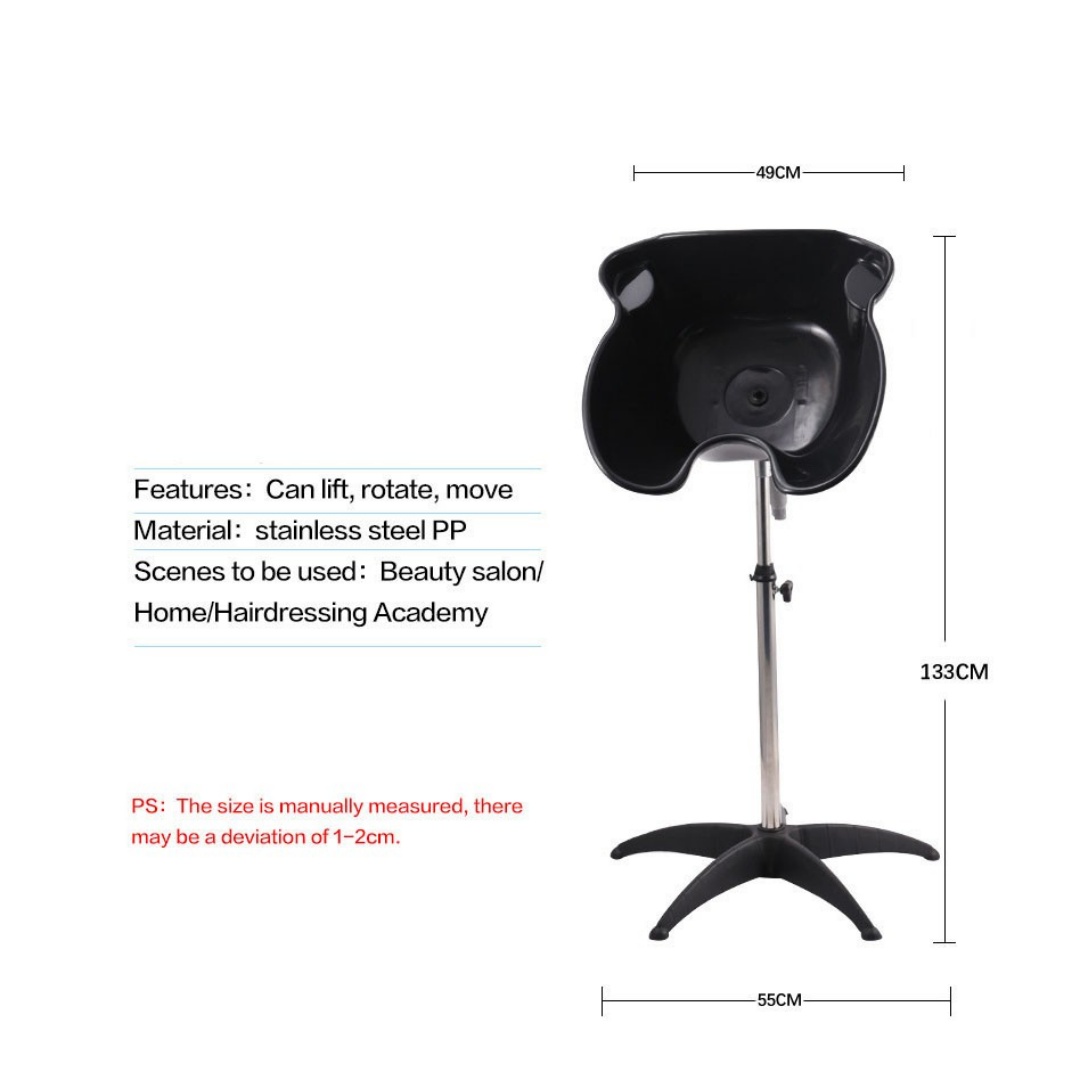 Mobile Portable Shampoo Sink Salon Hair Washing Basin BackWash Hairdresser — image 11