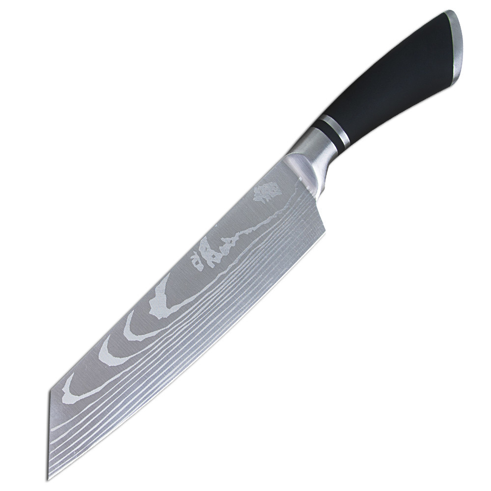 Damascus Pattern Cuisine Stainless Steel Sushi Beef Knife