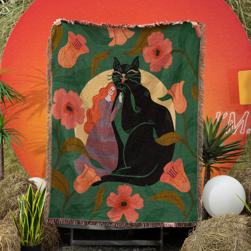 Title 4, Flower Home Leisure Tapestry Decoration