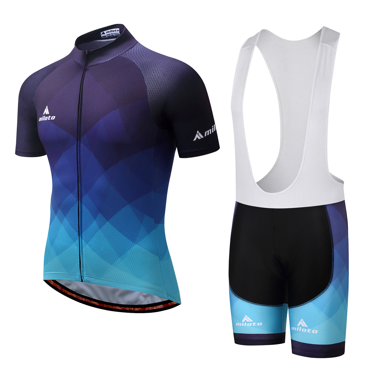 Title 5, MILOTO Short-sleeve Cycling Clothes Top Shorts