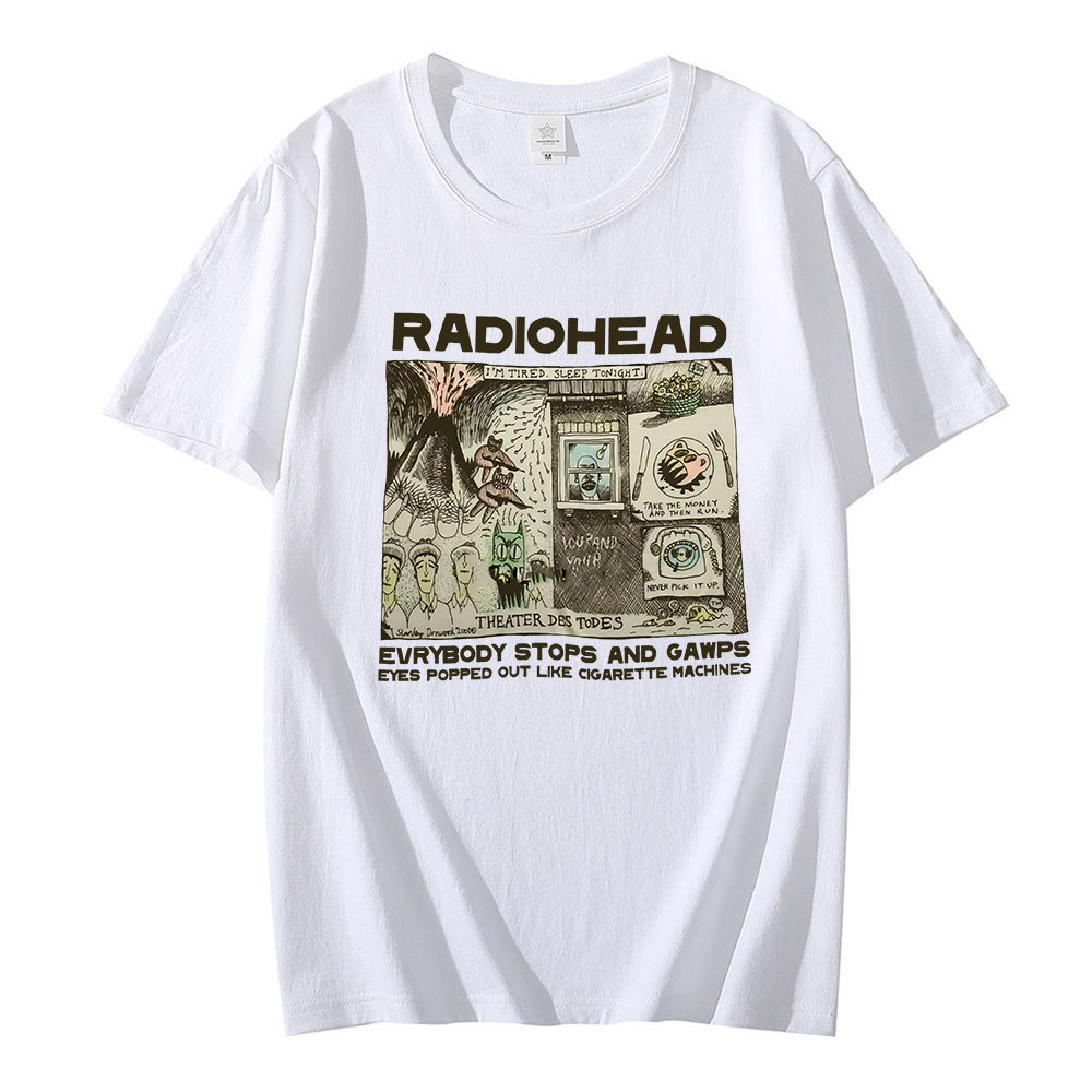 Title 6, T-shirt unisex con stampa alla moda, girocollo,...