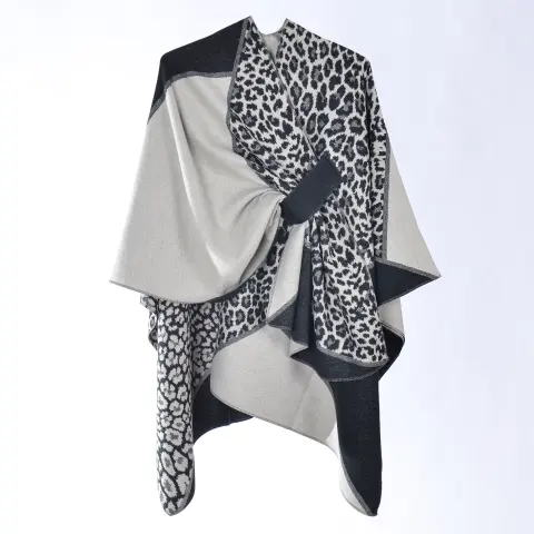 Women's Spring Autumn High-End Ambience Versatile Timeless Leopard Print