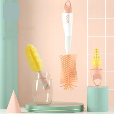 360 Degree Cleaning Rotating Baby Nipple Brush