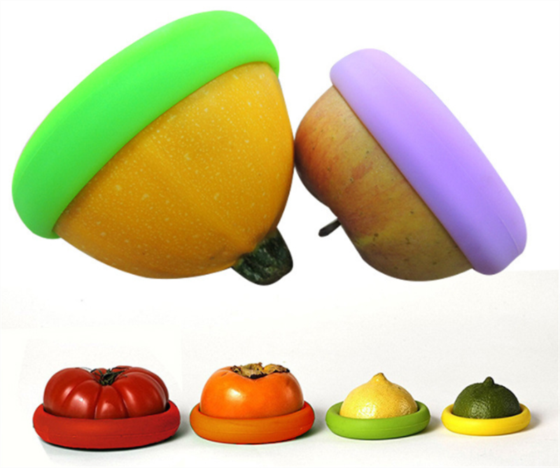 Multicolor Fruit And Vegetable Fresh-keeping Cover Four-piece Round