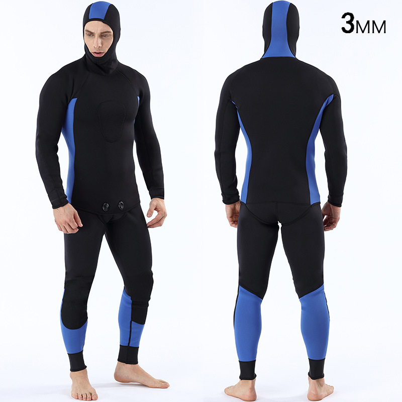 Title 7, Traje de buceo para hombre, dividido, frío y ca...