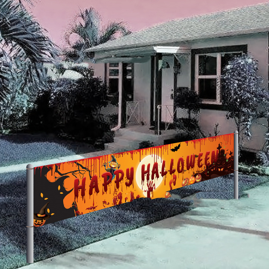 Halloween Theme Party Decoration Banner (A-250x48cm)