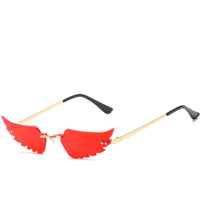 Title 6, Modische Hip-Hop-Wing-Sonnenbrille für Damen. D...