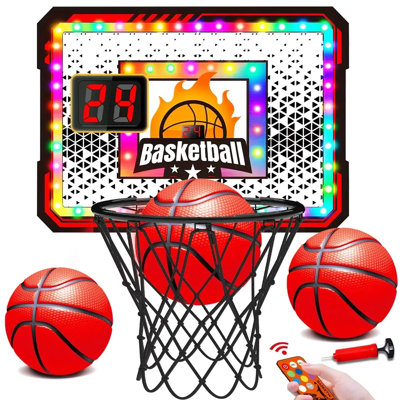Basketball Hoop Indoor Light Up Hoops