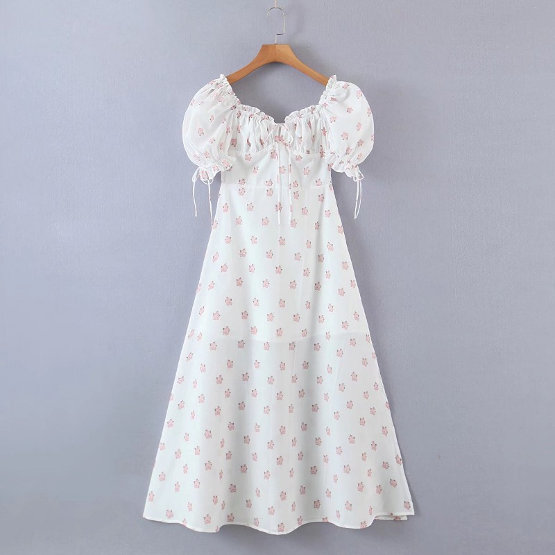 Fit And Slim Slit Short Sleeve Dress Photo Color - Shop at LoveMi