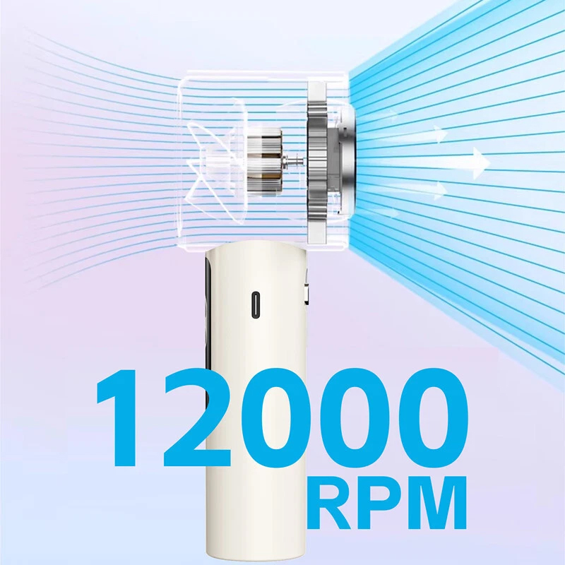 USB Handheld Fan Rechargeable Portable Mini Hand Held Small Fans Cooler