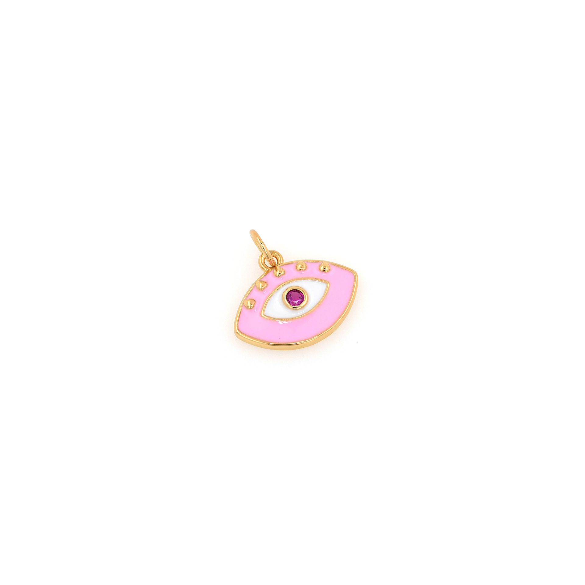 Title 12, 18K Copper Plated Oil Dropping Eye Pendant – A ...