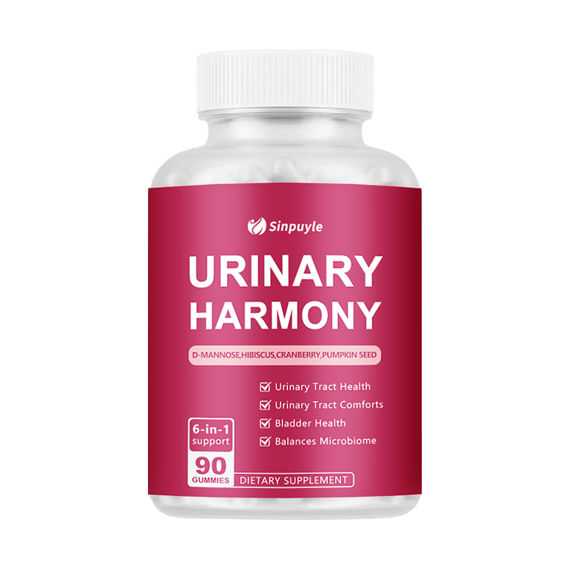 D-Mannose Cranberry Urinary Tract Gummies - 6-in-1 Bladder Health Supplement Wit