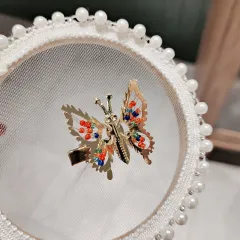 Super Fairy Net Celebrity With Liu Haihai Clip Headdress - Color Beads Golden - View 1
