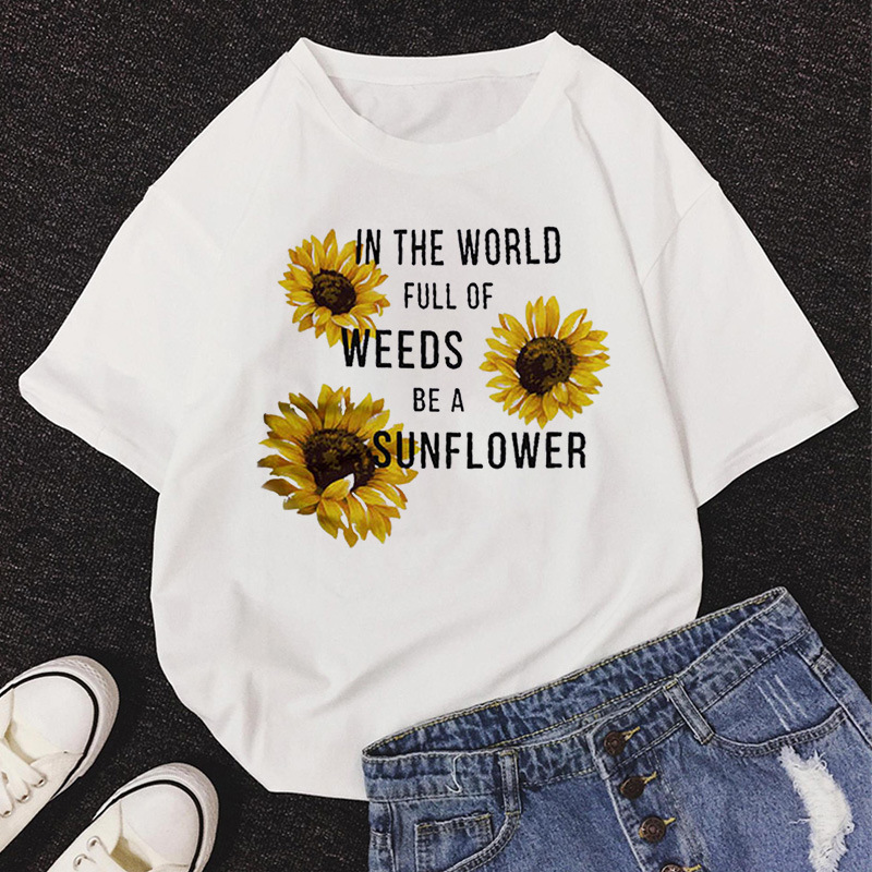 Title 8, Sunflower Dolce Banana Print Short Sleeve Ladie...