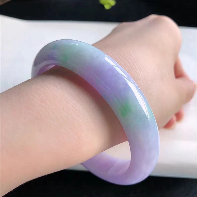 Title 3, Mine Timber Bracelet Myanmar Ice Waxy Kinds Vio...