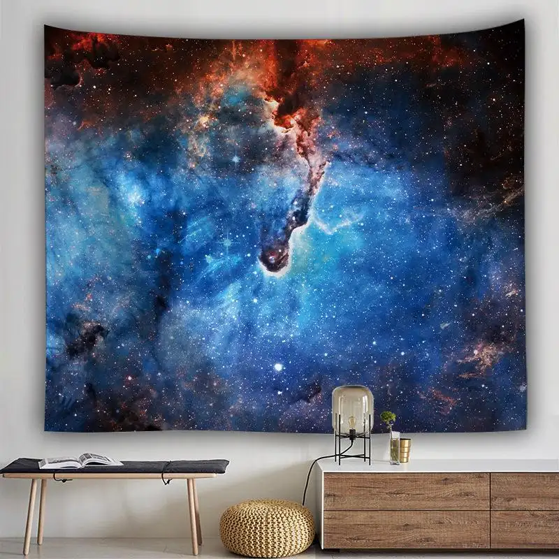 Printed Star Tapestry Multifunctional Sitting Blanket Wall