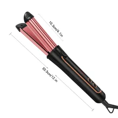 Mini Fashion Wet And Dry Curling Iron - Black - View 1