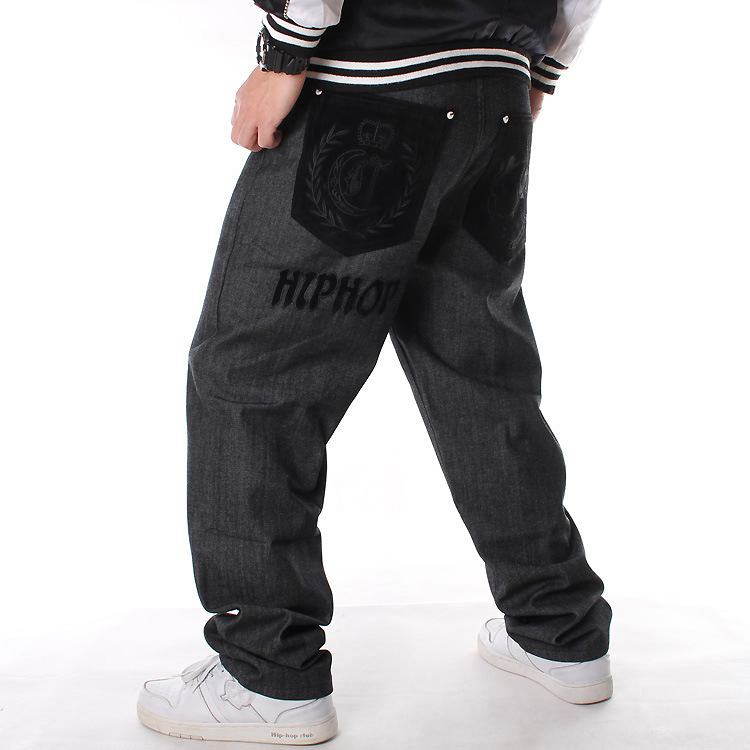 Title 3, Plus Fat Plus Size Hip-hop Jeans Tendencia masc...