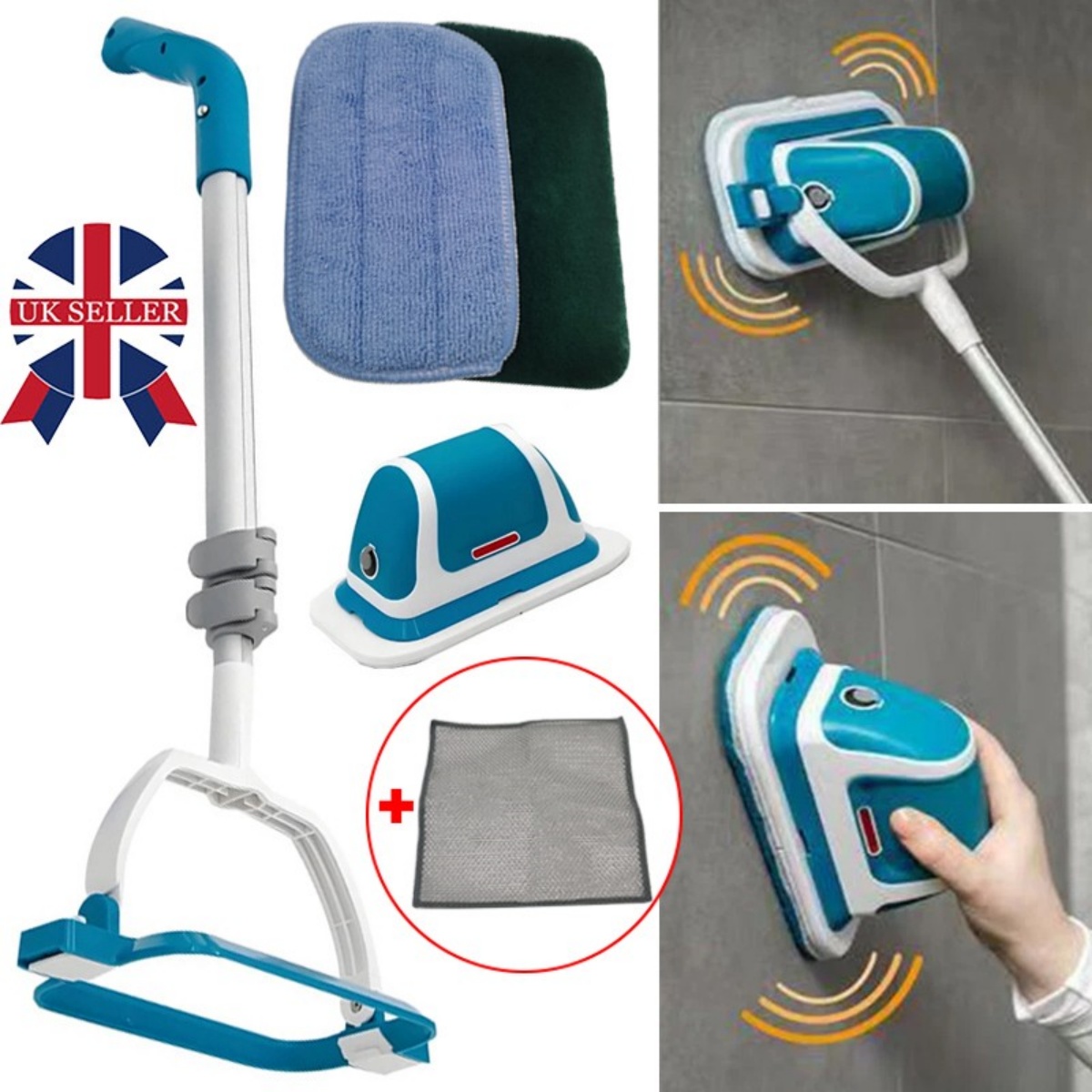 UK Multi Scrubber  Cordless Scrubber With Vibration Power Home-use Clean Tool