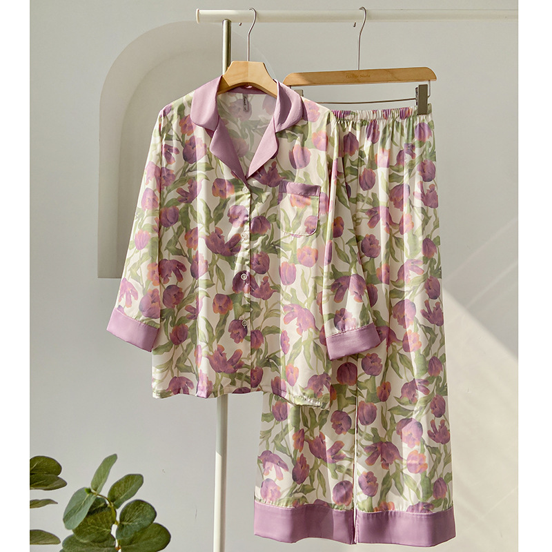 Title 7, Tulp pyjamas voor dames, lief en luxueus voor ...