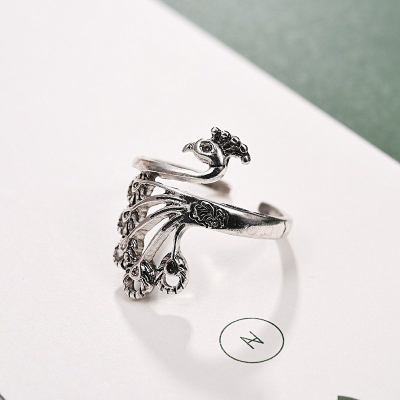 Ring Exaggerated Design Sense Retro Ethnic Style